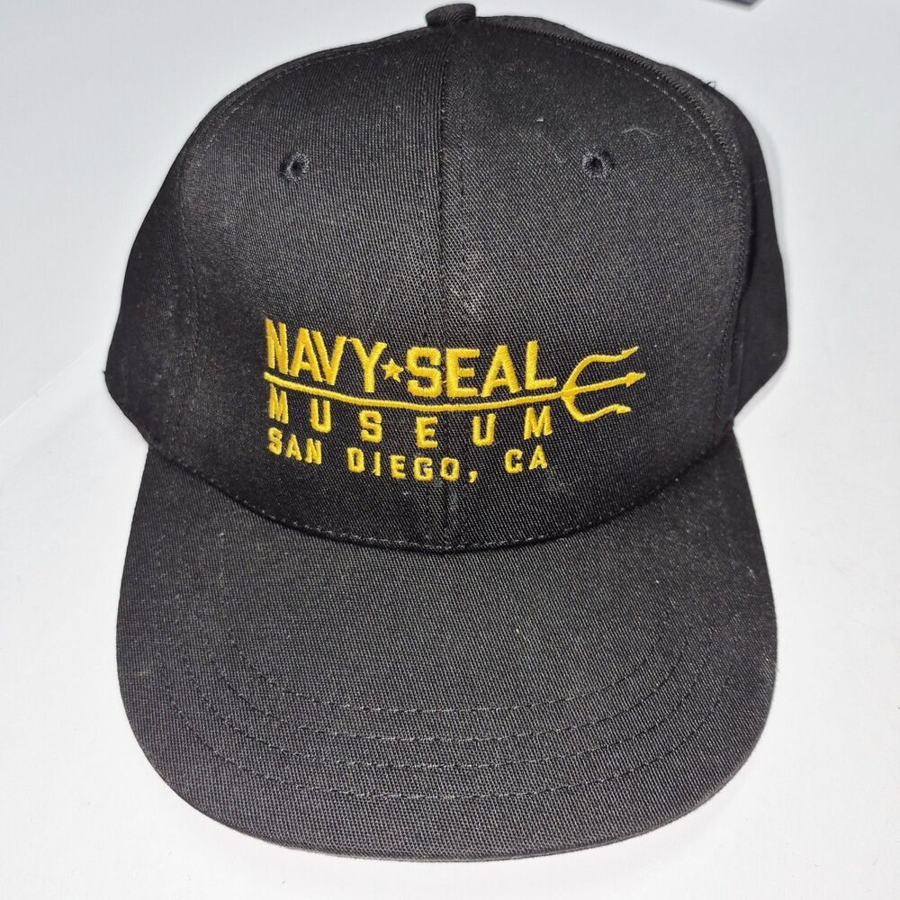 Navy SEAL Museum San Diego CA Hat Unionwear Made in USA Trident SEIU Cap